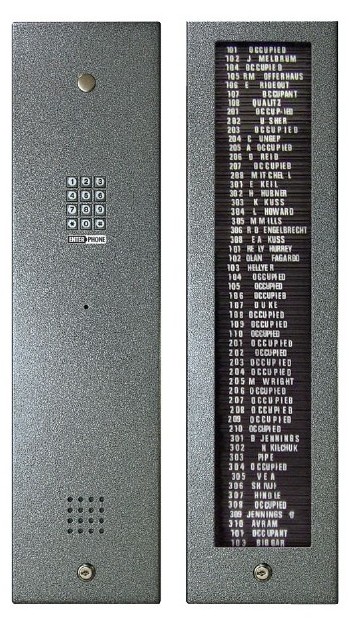 Viscount Slimline — Intercom et contrôle d'accès