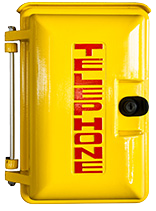 Boîtier de téléphone d'urgence pour ascenseur et garage
